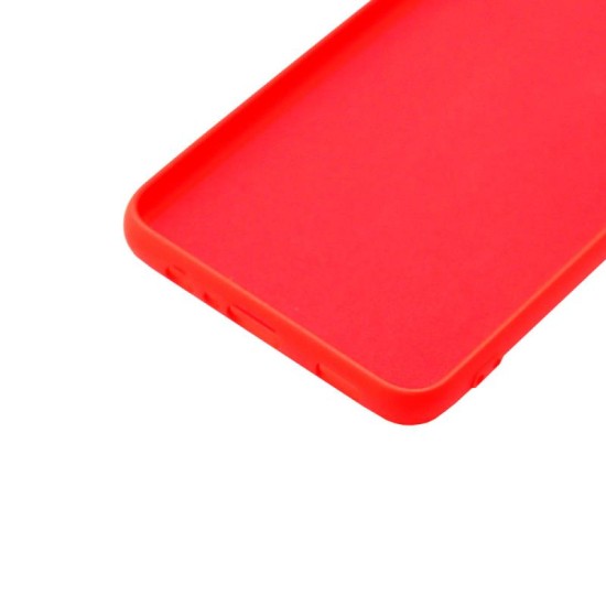 Θήκη Liquid Silicon inos Samsung A125F Galaxy A12/ A127F Galaxy A12 Nacho/ M127F Galaxy M12 L-Cover Κόκκινο