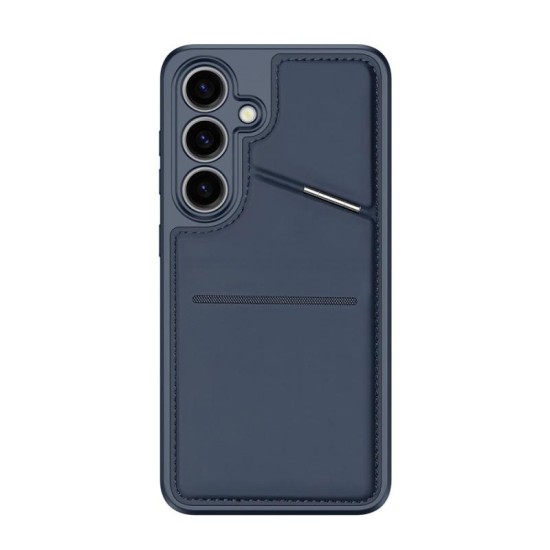 Θήκη Δερμάτινη Dux Ducis Rafi II Mag 3 σε 1 MagSafe RFID Blocker Samsung S926B Galaxy S24 Plus 5G με Stand Μπλε Θήκη Δερμάτινη Dux Ducis Rafi II Mag 3 σε 1 MagSafe RFID Blocker Samsung S926B Galaxy S24 Plus 5G με Stand Μπλε