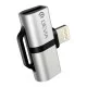Αντάπτορας Devia EC134 Lightning Αρσενικό σε 2 x Lightning Θηλυκό για Φόρτιση & Hands Free Smart Ασημί Αντάπτορας Devia EC134 Lightning Αρσενικό σε 2 x Lightning Θηλυκό για Φόρτιση & Hands Free Smart Ασημί
