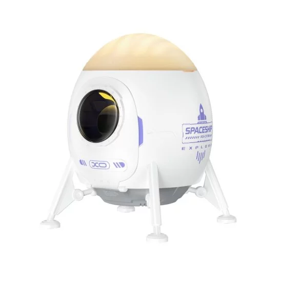 Προβολέας Φορητός - Φωτιστικό XO CF38 Lander Starlight LED με Ηχείο Bluetooth 10W Λευκό
