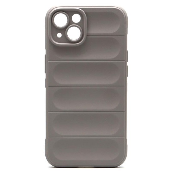 Θήκη Shield TPU inos Apple iPhone 14 Stripes Ανοιχτό Γκρι