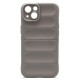 Θήκη Shield TPU inos Apple iPhone 14 Stripes Ανοιχτό Γκρι