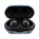 True Wireless Ακουστικά Bluetooth Guess Docking Station 4G Metal Μπλε