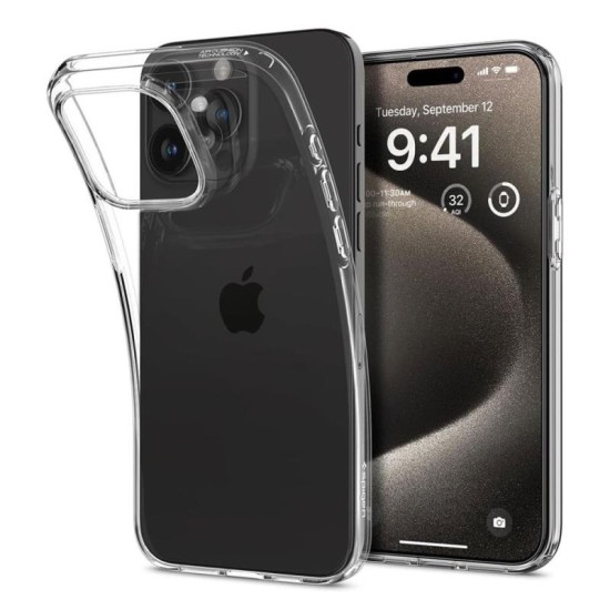 Θήκη TPU Spigen Liquid Crystal Apple iPhone 15 Pro Max Διάφανο Θήκη TPU Spigen Liquid Crystal Apple iPhone 15 Pro Max Διάφανο