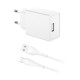 Φορτιστής Ταξιδίου inos με Έξοδο USB A 12W & USB C Καλώδιο 1m Λευκό Φορτιστής Ταξιδίου inos με Έξοδο USB A 12W & USB C Καλώδιο 1m Λευκό