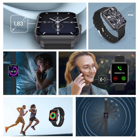 Smartwatch myPhone Classic 2 1.85'' Μαύρο Smartwatch myPhone Classic 2 1.85'' Μαύρο