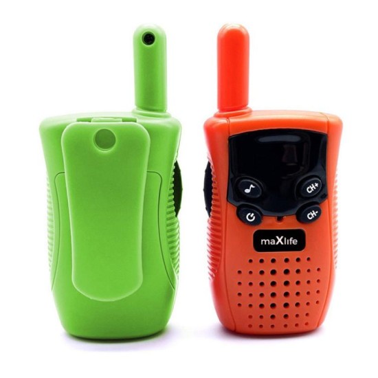 Walkie Talkie Maxlife MXWT-100 Πορτοκαλί-Πράσινο (2 τεμ.) Walkie Talkie Maxlife MXWT-100 Πορτοκαλί-Πράσινο (2 τεμ.)
