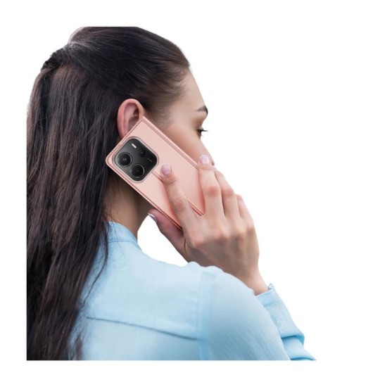 Θήκη Flip Dux Ducis Skin Pro Xiaomi Redmi Note 14 4G Ροζ Θήκη Flip Dux Ducis Skin Pro Xiaomi Redmi Note 14 4G Ροζ
