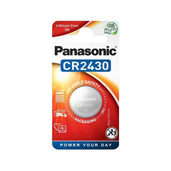 Lithium Button Cells Panasonic CR2430 (1 τεμ) Lithium Button Cells Panasonic CR2430 (1 τεμ)