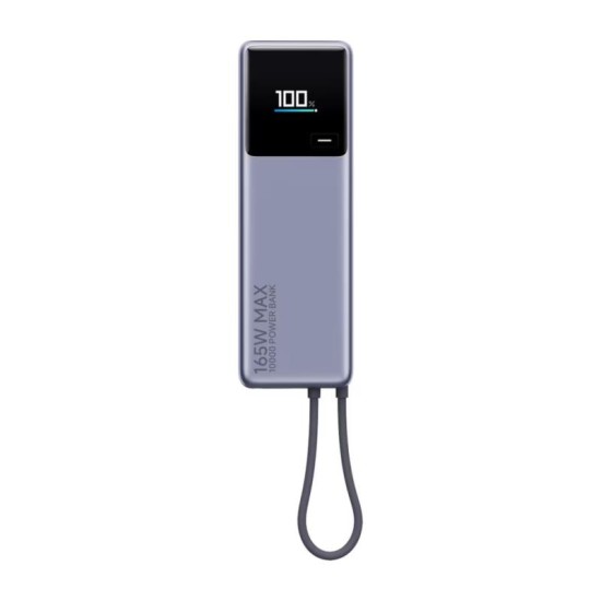 Φορτιστής Ανάγκης Ταχείας Φόρτισης Xiaomi BHR9361GL 165W 10000mAh με Ενσωματωμένο Καλώδιο Γκρι Φορτιστής Ανάγκης Ταχείας Φόρτισης Xiaomi BHR9361GL 165W 10000mAh με Ενσωματωμένο Καλώδιο Γκρι