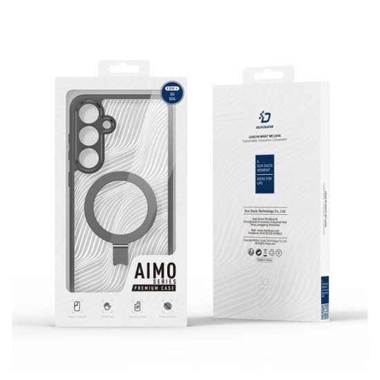 Θήκη TPU & PC Dux Ducis Aimo Magnetic MagSafe με Stand Samsung S921B Galaxy S24 5G Μαύρο Θήκη TPU & PC Dux Ducis Aimo Magnetic MagSafe με Stand Samsung S921B Galaxy S24 5G Μαύρο
