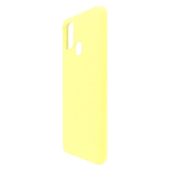 Θήκη Liquid Silicon inos Samsung A217F Galaxy A21s L-Cover Κίτρινο Θήκη Liquid Silicon inos Samsung A217F Galaxy A21s L-Cover Κίτρινο