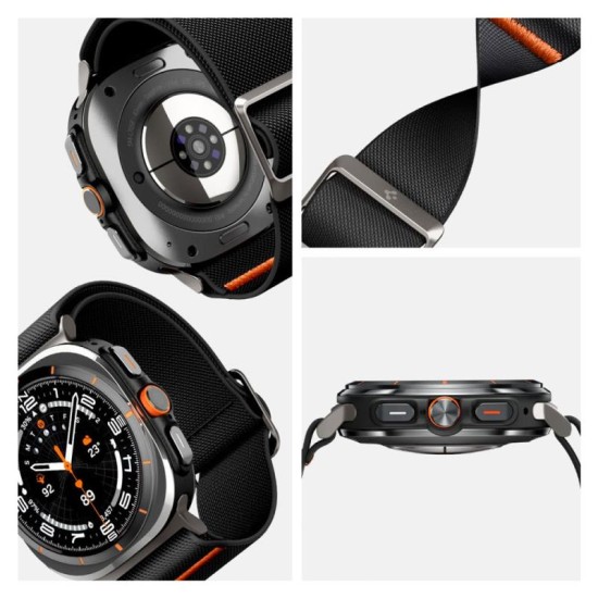 Λουράκι Spigen Fit Lite Samsung Galaxy Watch Ultra (47mm) Μαύρο Λουράκι Spigen Fit Lite Samsung Galaxy Watch Ultra (47mm) Μαύρο