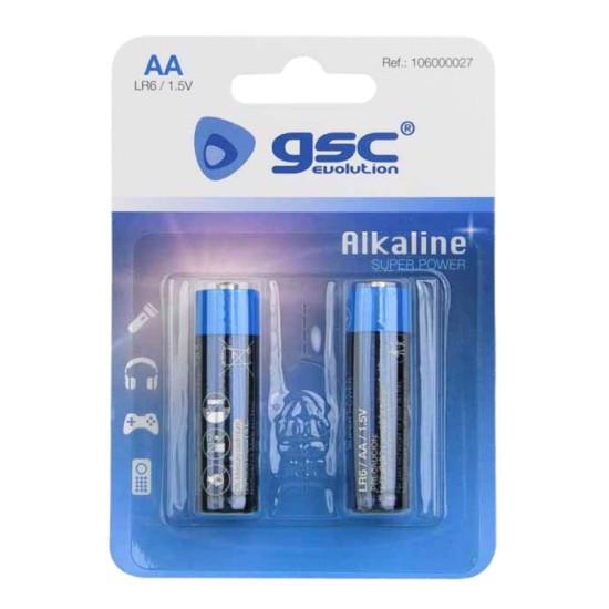 Μπαταρία GSC Alkaline Super Power AA LR06 (2 τεμ.) Μπαταρία GSC Alkaline Super Power AA LR06 (2 τεμ.)