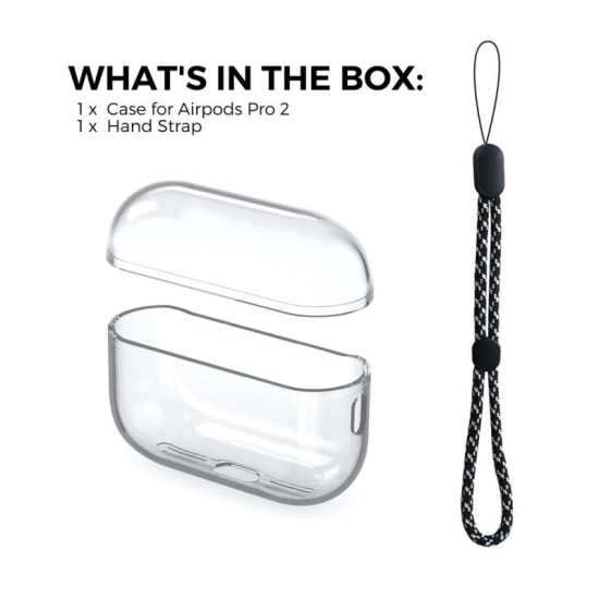 Θήκη PC AhaStyle WG94 Apple AirPods Pro 2 (2022) Διάφανο Θήκη PC AhaStyle WG94 Apple AirPods Pro 2 (2022) Διάφανο