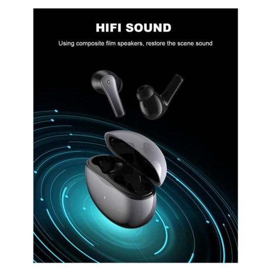 True Wireless Ακουστικά Bluetooth Devia TWS-M4 EM412 Smart Gradient Σκούρο Μπλε True Wireless Ακουστικά Bluetooth Devia TWS-M4 EM412 Smart Gradient Σκούρο Μπλε