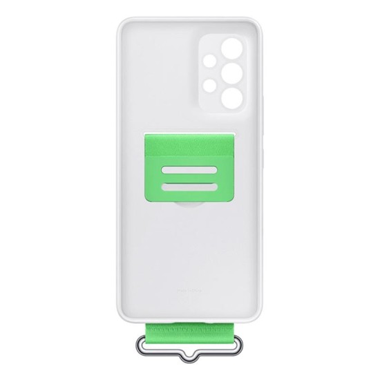 Θήκη Σιλικόνης με Strap Samsung EF-GA536TWEG A536B Galaxy A53 5G Λευκό Θήκη Σιλικόνης με Strap Samsung EF-GA536TWEG A536B Galaxy A53 5G Λευκό