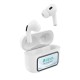 True Wireless Ακουστικά Bluetooth Devia ANC EM417 Pro4 με Μεταφραστή AI & Οθόνη Λευκό True Wireless Ακουστικά Bluetooth Devia ANC EM417 Pro4 με Μεταφραστή AI & Οθόνη Λευκό