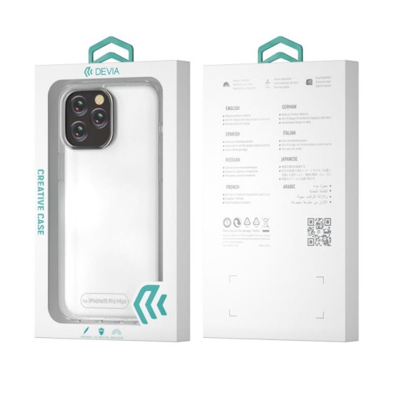 Θήκη TPU Devia Apple iPhone 15 Plus Naked Διάφανο