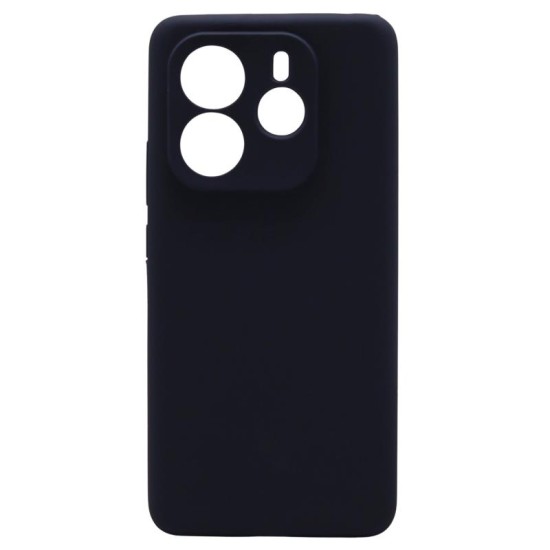 Θήκη Liquid Silicon inos Xiaomi Redmi Note 14 5G Velvet Σκούρο Μπλε