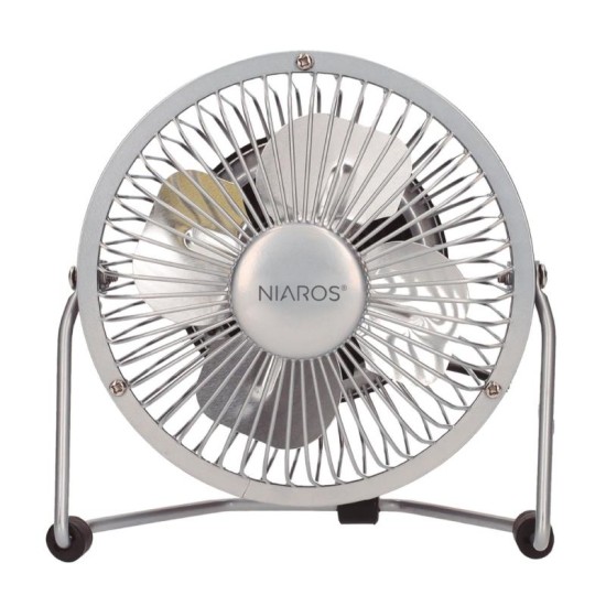Επιτραπέζιος Ανεμιστήρας Niaros Kila USB 2.5W Mini Γκρι Επιτραπέζιος Ανεμιστήρας Niaros Kila USB 2.5W Mini Γκρι