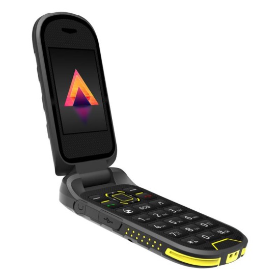 Κινητό Τηλέφωνο Hammer Bow LTE (Dual SIM) Μαύρο-Κίτρινο Κινητό Τηλέφωνο Hammer Bow LTE (Dual SIM) Μαύρο-Κίτρινο