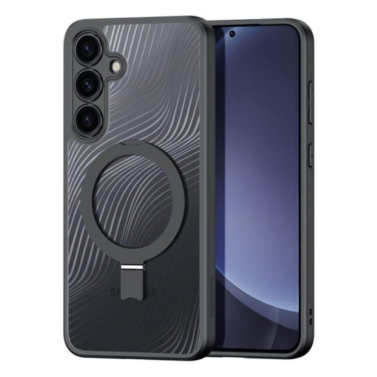 Θήκη TPU & PC Dux Ducis Aimo Magnetic MagSafe με Stand Samsung S931 Galaxy S25 5G Μαύρο Θήκη TPU & PC Dux Ducis Aimo Magnetic MagSafe με Stand Samsung S931 Galaxy S25 5G Μαύρο