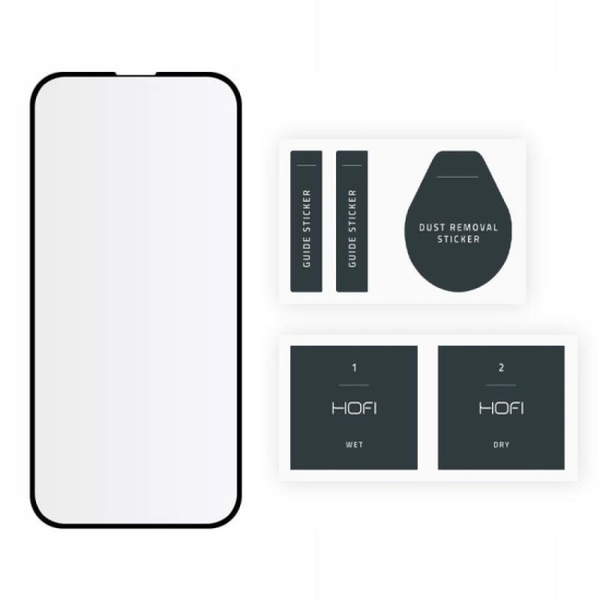 Tempered Glass Full Face Hofi Pro+ Apple iPhone 13 mini Μαύρο (1 τεμ.) Tempered Glass Full Face Hofi Pro+ Apple iPhone 13 mini Μαύρο (1 τεμ.)