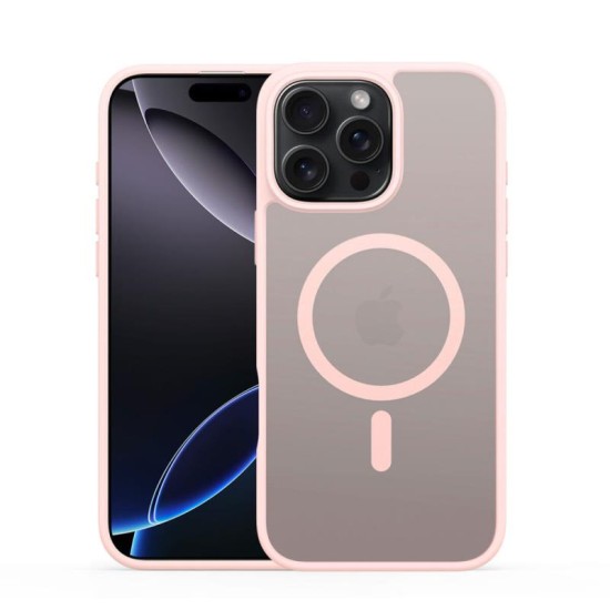 Θήκη TPU & PC Dux Ducis Yind Magnetic MagSafe Apple iPhone 16 Pro Max Ροζ Θήκη TPU & PC Dux Ducis Yind Magnetic MagSafe Apple iPhone 16 Pro Max Ροζ