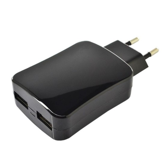 Φορτιστής Ταξιδίου inos με Διπλή Έξοδο USB Α 17W (1x12W & 1x5W) Μαύρο Φορτιστής Ταξιδίου inos με Διπλή Έξοδο USB Α 17W (1x12W & 1x5W) Μαύρο