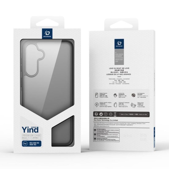 Θήκη TPU & PC Dux Ducis Yind Samsung A366 Galaxy A36 5G/ A566 Galaxy A56 5G Μαύρο Θήκη TPU & PC Dux Ducis Yind Samsung A366 Galaxy A36 5G/ A566 Galaxy A56 5G Μαύρο