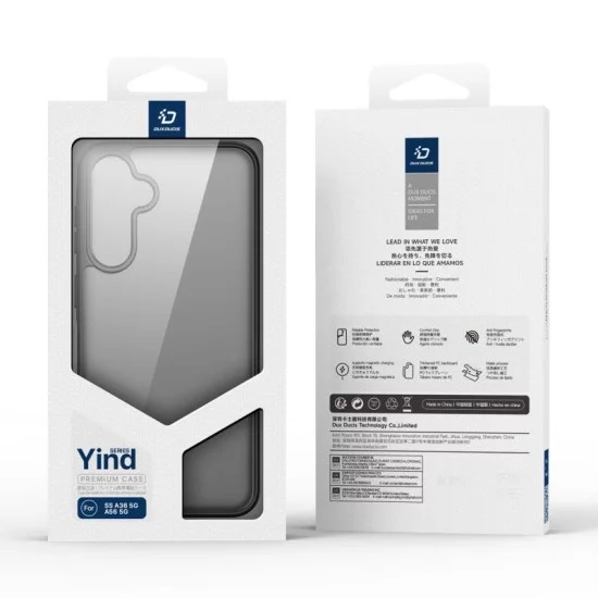 Θήκη TPU & PC Dux Ducis Yind Samsung A366 Galaxy A36 5G/ A566 Galaxy A56 5G Μαύρο Θήκη TPU & PC Dux Ducis Yind Samsung A366 Galaxy A36 5G/ A566 Galaxy A56 5G Μαύρο