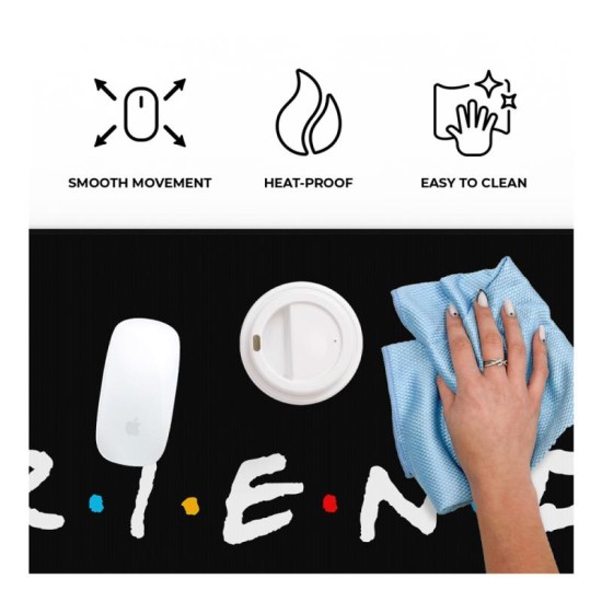 Mousepad Warner Bros Friends 002 80x40cm Μαύρο (1 τεμ) Mousepad Warner Bros Friends 002 80x40cm Μαύρο (1 τεμ)