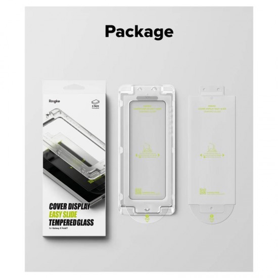 Tempered Glass Full Face Ringke Cover Display Samsung Galaxy Z Fold 7 5G Διάφανο (2 τεμ.)