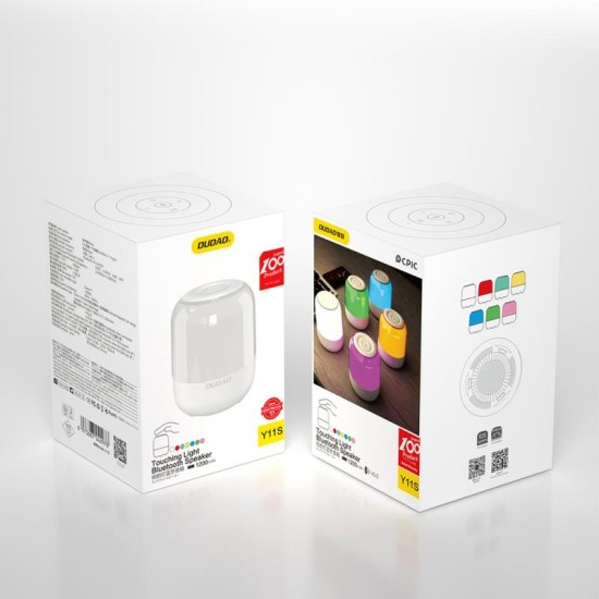Φορητό Ηχείο Bluetooth Dudao Y11S RGB 5W Λευκό