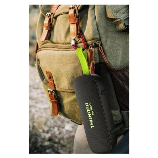 Φορητό Ηχείο Bluetooth WiWU Thunder H2 TWS BT 5.3 USB MicroSD IPX7 1200mAh 10W Μαύρο Φορητό Ηχείο Bluetooth WiWU Thunder H2 TWS BT 5.3 USB MicroSD IPX7 1200mAh 10W Μαύρο
