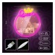 Neon LED Forever Light Καθρέπτης FMNE04 QUEEN Λευκό-Ροζ