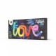 Neon RGB Forever Light FLRN01 LOVE (USB & On/Off) με Τηλεχειριστήριο Πολύχρωμο