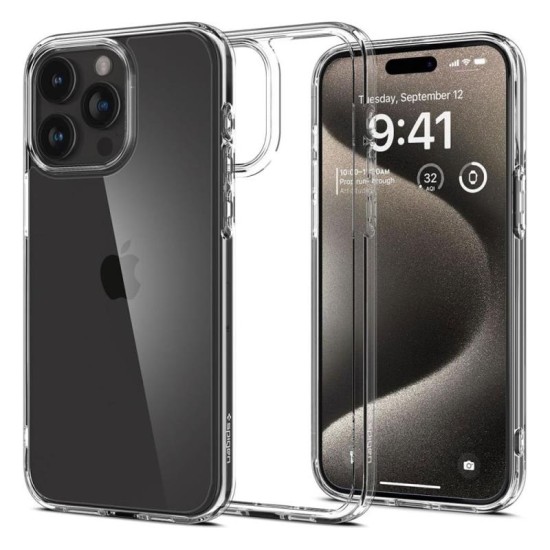 Θήκη TPU & PC Spigen Ultra Hybrid Apple iPhone 15 Pro Max Διάφανο Θήκη TPU & PC Spigen Ultra Hybrid Apple iPhone 15 Pro Max Διάφανο