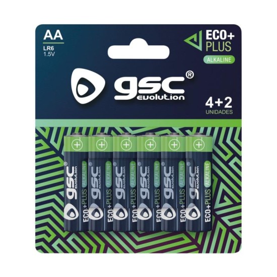 Μπαταρία GSC Alkaline EcoPlus AA LR06 (6 τεμ.) Μπαταρία GSC Alkaline EcoPlus AA LR06 (6 τεμ.)