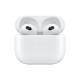 Ακουστικό Bluetooth Apple MME73 AirPods 3 με Θήκη Φόρτισης Lightning Λευκό