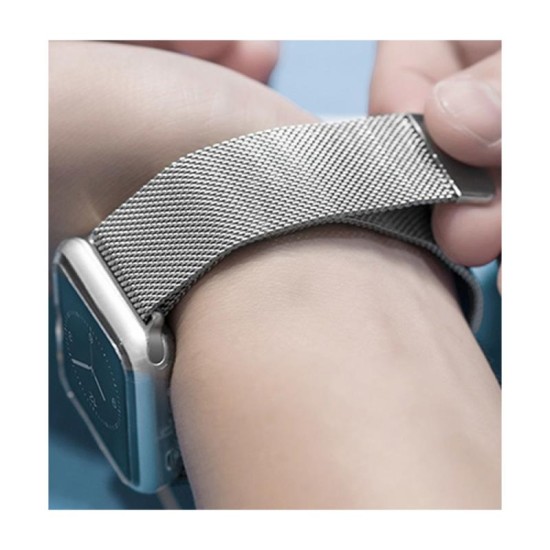 Λουράκι Devia Milanese Loop Apple Watch (38/ 40/ 41mm) Elegant Ασημί Λουράκι Devia Milanese Loop Apple Watch (38/ 40/ 41mm) Elegant Ασημί