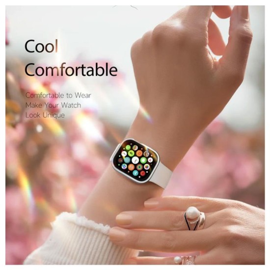 Θήκη PC Dux Ducis Hamo Metallic Apple Watch 10 42mm Ασημί Θήκη PC Dux Ducis Hamo Metallic Apple Watch 10 42mm Ασημί