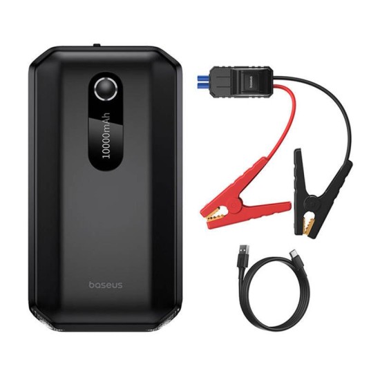 Jump Starter - Power Bank - Φακός Baseus Super Energy Air 10000mAh 12V (1000A/ 500A) Μαύρο
