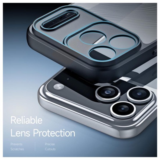 Θήκη TPU & PC Dux Ducis Aimo Magnetic MagSafe με Stand Apple iPhone 17 Pro Μαύρο Θήκη TPU & PC Dux Ducis Aimo Magnetic MagSafe με Stand Apple iPhone 17 Pro Μαύρο