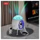 Προβολέας Φορητός - Φωτιστικό XO CF38 Lander Starlight LED με Ηχείο Bluetooth 10W Λευκό