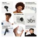True Wireless Ακουστικά Bluetooth QCY MeloBuds HT05 ANC Λευκό True Wireless Ακουστικά Bluetooth QCY MeloBuds HT05 ANC Λευκό
