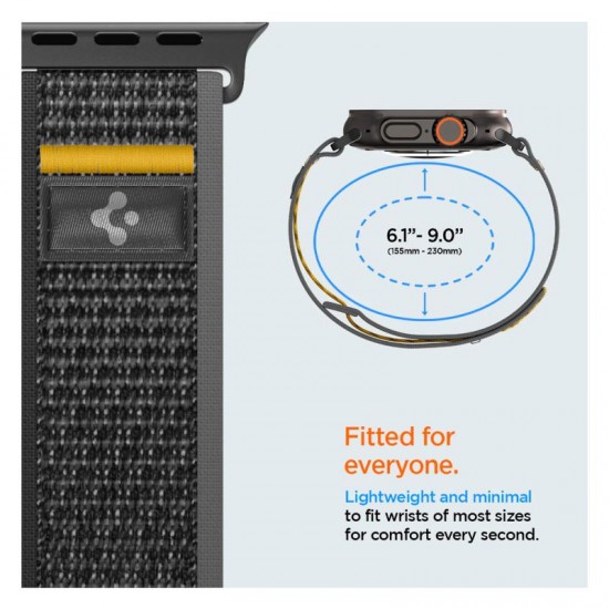 Λουράκι Spigen Athlex Air Apple Watch 6/ 7/ 8/ 9/ 10/ SE/ Ultra 1/ 2 (44/ 45/ 46/ 49mm) Active Μαύρο Λουράκι Spigen Athlex Air Apple Watch 6/ 7/ 8/ 9/ 10/ SE/ Ultra 1/ 2 (44/ 45/ 46/ 49mm) Active Μαύρο