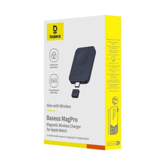 Ασύρματος Φορτιστής Baseus MagPro 2.5W για Apple Watch Series Μαύρο Ασύρματος Φορτιστής Baseus MagPro 2.5W για Apple Watch Series Μαύρο