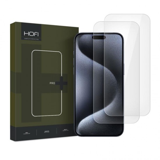 Tempered Glass Full Face Hofi Pro+ Apple iPhone 16 Pro Max Διάφανο (2 τεμ.) Tempered Glass Full Face Hofi Pro+ Apple iPhone 16 Pro Max Διάφανο (2 τεμ.)
